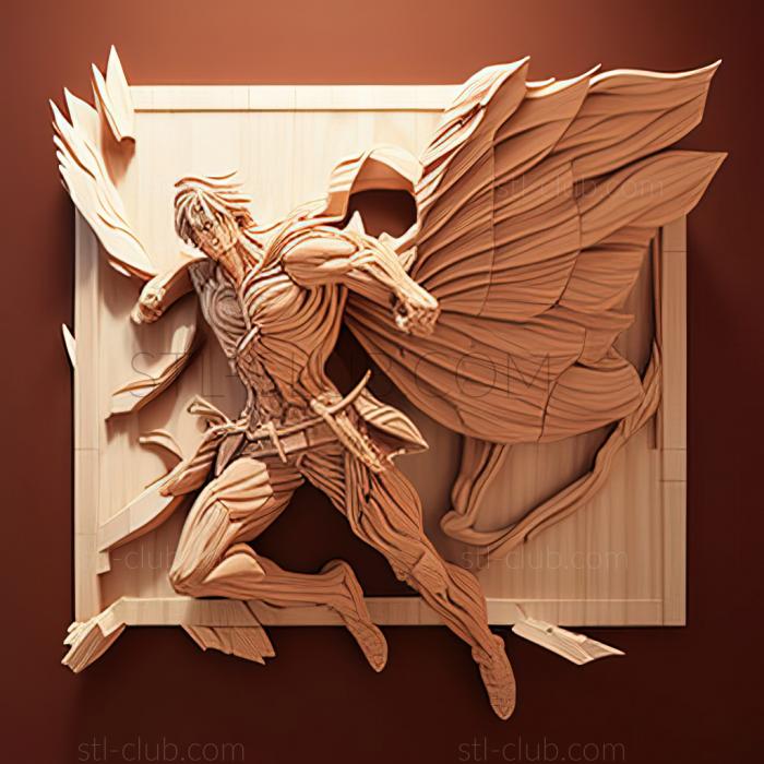 3D model Attack on Titan Hajime Isayama (STL)